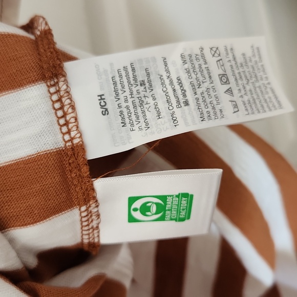 JCrew Striped Skeeveless Top -Small NWT - Picture 3 of 5